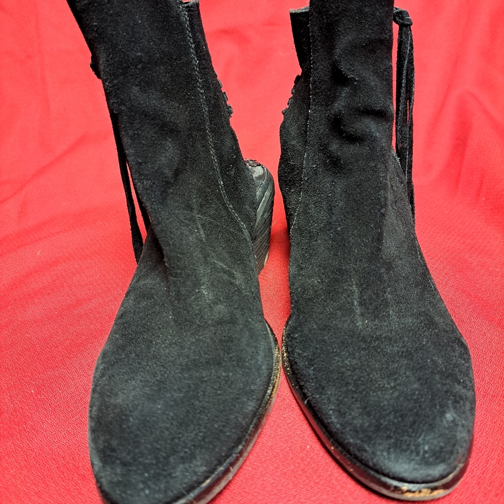 Vince Camuto Side Zip Booties.